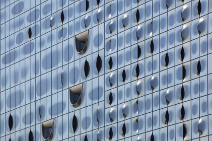  fachada de vidrio curvo